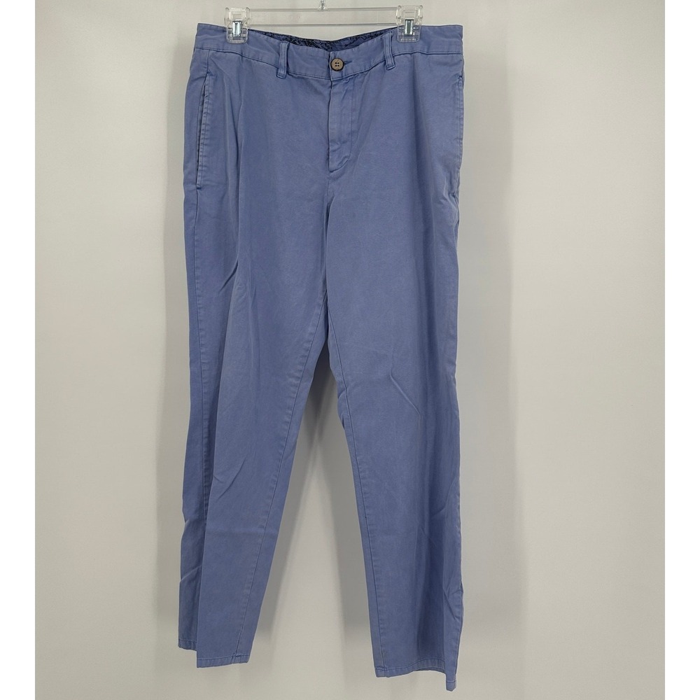 Southern Marsh Mens Seawash Chino Pants Size 34x30 Blue Preppy Nautical Summer